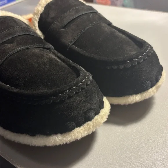 Chloe Black and Cream Mules - Picture 9 of 10